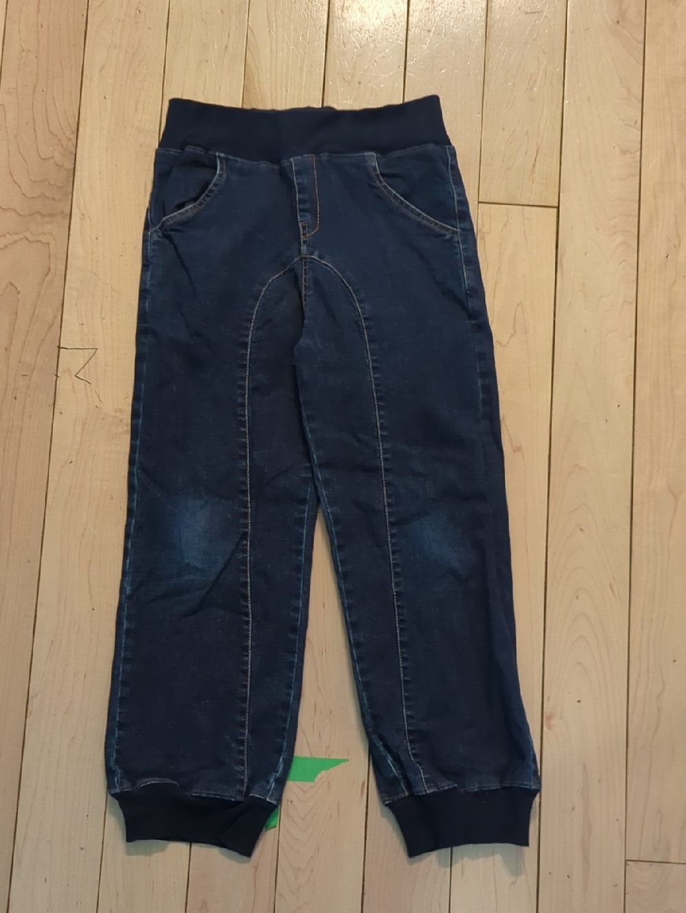 Kids Dark Blue Pull-On Jogger Jeans - 8 Years